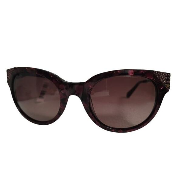 Balmain Paris Burgundy Cat Eye Womens Sunglasses New In Packaging Case Included